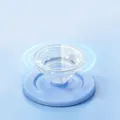 MagSafe Magnetic Airbag Phone Holder Clear Transparent Foldable Stand Phone Ring Grip - Custom Design / Blue