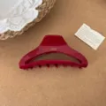 Koreanische Acetat hohle große Haarklammer elegante rote Haarklammer für Damen Haaraccessoire - Große Größe (G92-3) / Rot