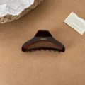 Koreanische Acetat hohle große Haarklammer braune Schildpatt Haarschmuck Accessoire - Kleine Größe (G92-6)