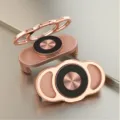 2-in-1 Dekompression Handyhalterung 360° drehbare klappbare Ringhalterung Roségold - CD Muster Ohne Magnetisch / Roségold