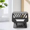 Metal 360-degree rotating laptop stand foldable desktop support bracket for tablet PC - WXF Rotating Style / Gunmetal