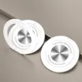 Weißer 360-Grad drehbarer klappbarer Doppelring Handy und Tablet Ständer Halterung - Weiß