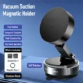 Supporto per Telefono Auto Magnetico Sottovuoto Rotazione 360 Gradi Pieghevole Blu - Modello Magnetico / Nero Cool