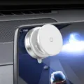 Supporto per cellulare da auto magnetico a vuoto per cruscotto, montaggio sicuro. - K009 / Bianco