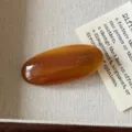 Amber acetate oval hair clip for women, elegant side hair barrette, premium headwear accessory. - Coffee