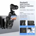 Magnetische Erweiterung Halterung für Action Kamera, multifunktionales Metall Design. - DJI Pocket Spezifische Magnetische Erweiterung Halterung