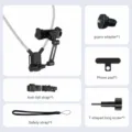 Magnetische nek telefoonhouder voor reizen, POV borstbeugel voor vlogging en goede opnames. - Klem Type Universele Antischud Nek Houder