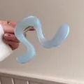 Gelee Farbe Glänzende Unregelmäßige Haarklammer Stilvolles Ästhetisches Haaraccessoire - Geometrischer Fließender Stil (M22-3)