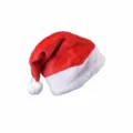 Weihnachtsmütze für Kinder rot weiß Plüsch Weihnachtsmann Mütze Party Deko Requisite - Kinderstil (Unter 8 Jahren) / Rot