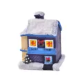Weihnachten Harz Miniatur Haus Ornament Schnee Dorf Tisch Dekor Feiertag Geschenk - Stil D