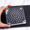 Clear Acrylic Drying Board for Air Dry Clay Figurine Display Stand Craft Tool Holder - Round Insertion Board