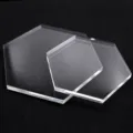 Transparente Acryl-Sechskant-Formplatten für leichten Ton Basteln und DIY Kunstprojekte - Kleines Set (Größe S)