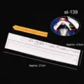 Silicone mold for DIY clay clothing zipper, craft accessory fondant mold detail view. - Zipper Style A / 21x4.5cm