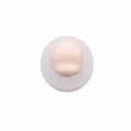 Silikon Gesichtsform fuer superleichten Ton, kleine Groesse 2.5x2.4cm weiche Tonpuppenwerkzeug. - S