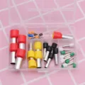 Stainless steel mini round cutters set for polymer clay modeling, craft tools with storage box. - 40pcs Set