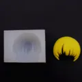 Silicone mold for DIY ultra-light clay Q-version anime hair craft handmade tool. - Hair No. 8