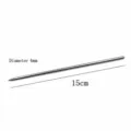 RVS klei boetseer gereedschap 4mm diameter 15cm lengte voor pottenbakken en sculptuur - Klein (Diameter 4mm, Lengte 15cm)