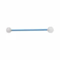 Dual head clay ball stylus tool with 16mm and 18mm spheres for pottery DIY crafting. - Black