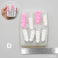 Silicone mold for clay resin crafts cream decoration DIY dessert 3D baking tool - Style D