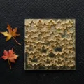 Miniature maple leaf brass embossing mold, metal cutting die for DIY clay and resin crafts. - Miniature Maple Leaf