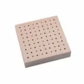 Wooden perforated base board skeleton for ultra-light clay pottery craft, oven safe support. - M