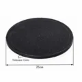 Black 25cm rotary painting turntable stand for Gundam model action figures and craft sculpting. - Small Thin Turntable