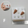 Miniature ice cream cone silicone mold for DIY resin clay craft art decoration projects. - Style F