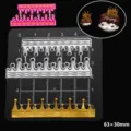 Carbon steel crown cutting die for DIY clay doll hair accessories, precision size tool. - Mini Crown Carbon Steel Cutting Die