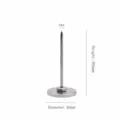 Stainless steel clay doll sculpture stand detail, 90mm height, 40mm base diameter. - S
