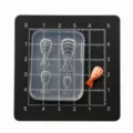 Miniatur DIY Puppenhaus weicher Ton Sushi Silikonform Set mit Messgitterbrett. - Miniatur-Lachs-Silikonform