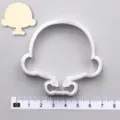 3D Printed Cartoon Character Cookie Cutter and Clay Mold Set for DIY Baking and Crafting - Style B