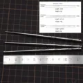 Detalle de la herramienta de modelado de acero inoxidable con dimensiones y pesos precisos. - Juego de 3 piezas de mini buriles de bola
