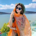 Seaside beach resort shawl detail, lightweight printed silk scarf for summer sun protection. - 180x130cm / 3# Orange Paisley