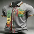 Camicia casual a maniche corte da uomo con stampa grafica e finiture a righe colorate. - 3XL / ML265271198-9