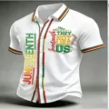 Maglia polo da uomo a maniche corte con stampa digitale e finiture a righe colorate. - 3XL / ML265271138-10