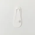 Women ice silk invisible boat socks, anti-slip low cut summer short socks, white basic socks. - One Size 35-39 / White