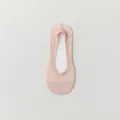 Pink Ice Silk Boat Socks Shallow Mouth Invisible Short Socks Summer Breathable Slip - One Size 35-39 / Dusty Pink
