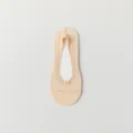 Summer thin ice silk low-cut invisible boat socks for women, anti-slip breathable short socks. - One Size 35-39 / Nude
