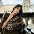 Women leopard print scarf long shawl vintage brown autumn spring warm fashion neck wrap - Double Leopard SJ165 Brown