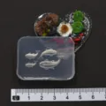 Silicone mold for mini goldfish 3D nail art and ultra-light clay DIY craft details - Style D