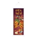 Stendardo appeso di Halloween decorazione trick o treat festa murale con zucca spaventosa. - Stile Zucca Fantasma Viola (L-00539-1) / 1 Pezzo