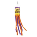 Halloween windsock flag outdoor hanging decor with purple orange streamers and cute pumpkin bats. - Bat Style (Y-00681-2)