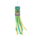 Diwali windsock flag peacock pattern decorative hanging festival outdoor banner party decor - Blue Peacock Style (L-00547-2)