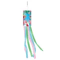 Flamingo summer windsock flag outdoor yard decorative windsocks tropical party hanging decor - Blue Style (Y-00664-2)