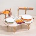 Wooden multi-functional musical instrument toy for kids, xylophone drum set for early learning. - Multifunctional Percussion Instrument
