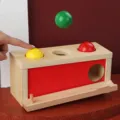 Wooden early education ball dropping toy for kids, Montessori hand eye coordination toy main image - Standard Type