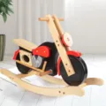 Hölzernes Motorrad Schaukelpferd Spielzeug für Kleinkinder, Balance Holzspielzeug Geschenk. - Klassisch