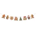 Christmas gingerbread man party decoration banner garland holiday festive hanging decor props - Pattern Banner Style (J-0422-2)