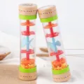 Jouet baton de pluie en bois montessori education precoce instrument de musique arc en ciel - Jouet Bâton de Pluie