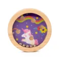 Juguete de laberinto de madera para niños, juego de bola rodante de equilibrio portátil. - Unicornio